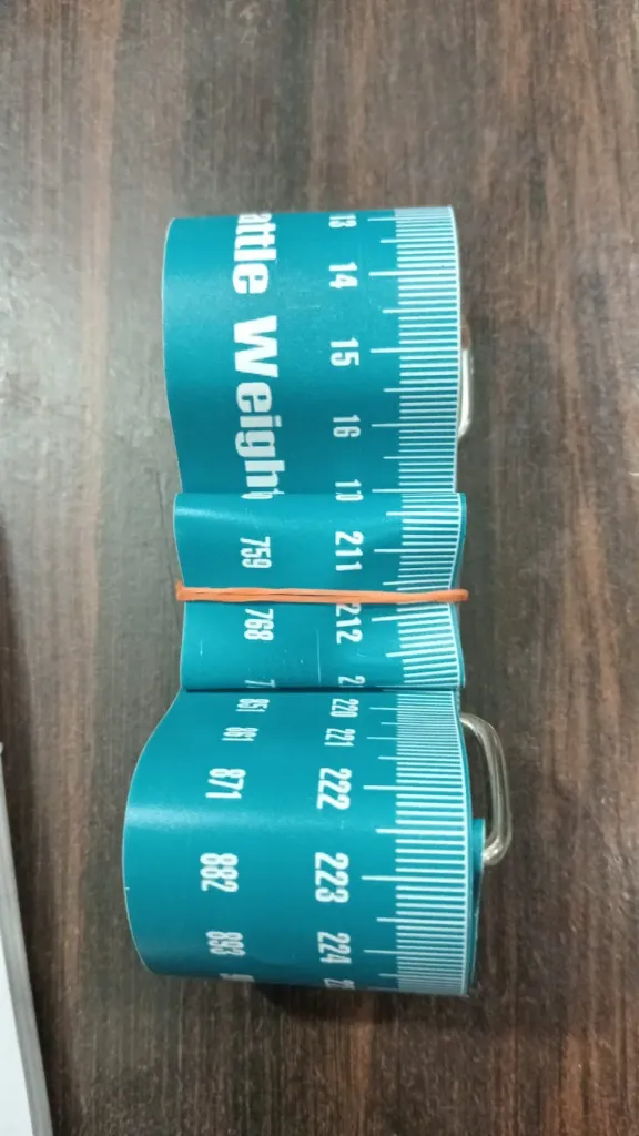 Body weight measuring tape